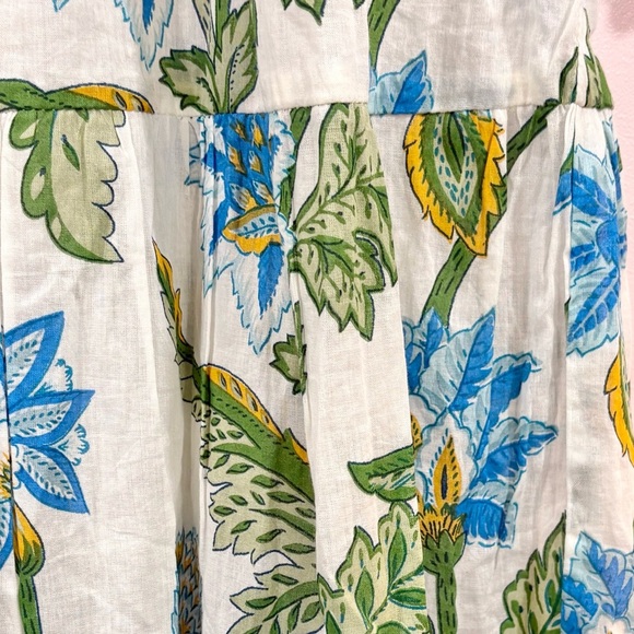 TUCKERNUCK Sea Glass Chintz Long Sleeve Salty Paloma Caftan Dress in a size XS - Picture 5 of 9